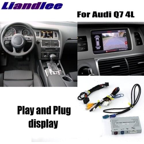 Liandlee Parking Camera Interface Reverse Back Up Camera Kits For Audi Q7 4L MMI Display Upgrade