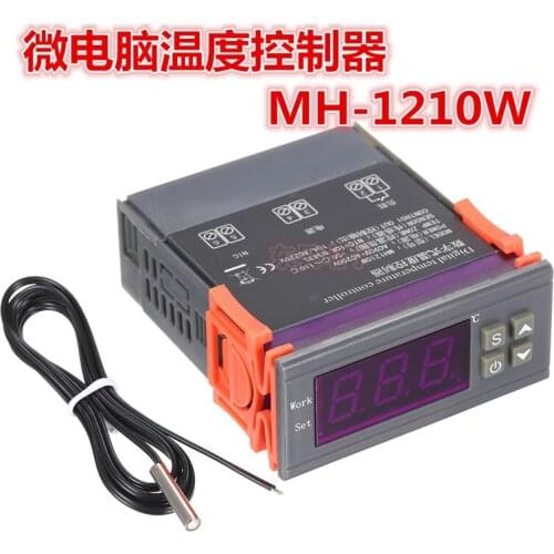 Mh-1210w voltage AC12V 24 V 220 V ultra wide voltage microcomputer intelligent digital display temperature controller