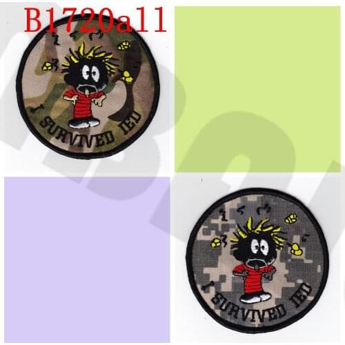 Embroidery patch NEW U.S.NAVY EOD I survivde IDE Morale tactics Military