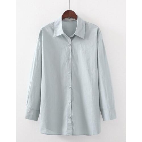 The new spring/fall 2021 versatile cotton shirt