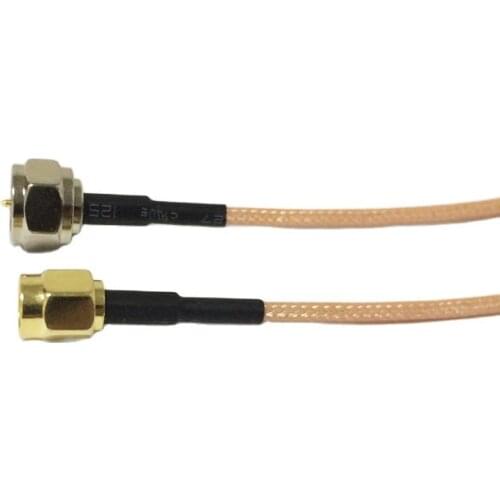 New Modem Conversion Cable SMA Male plug To F Male plug Connector RG316 Cable 15CM 6inch Adapter RF Pigtail Fast Ship