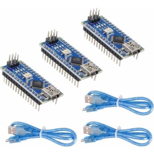 New Nano Mini USB With Bootloader For Arduino Nano 3.0 Controller For Arduino CH340 USB Driver 16Mhz Nano V3.0 ATMEGA328P
