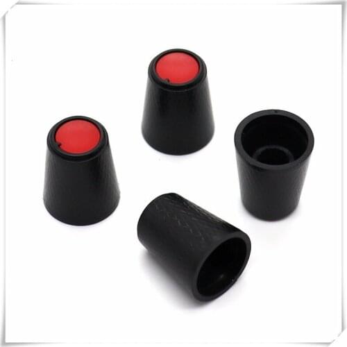 10 Pieces Plastic Flower Shaft Knob Diameter 15mm Height 18mm Potentiometer Encoder Knob Gear Shaped Inner Hole 6mm