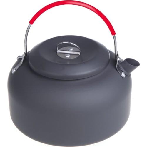 ALOCS Outdoor Kettle Camping Picnic Water Teapot Coffee Pot 1.4L Aluminum Pot Camping Table Water Kettles