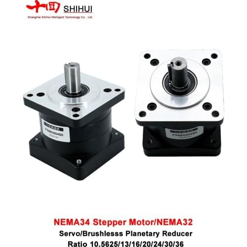 NEMA34/NEMA32 Servo Stepper Motor Planetary Gearbox Gear Ratio 10 :1/12:1/16:1/20:1/24:1/30:1/36:1 PX80/86 Planetary Reducer