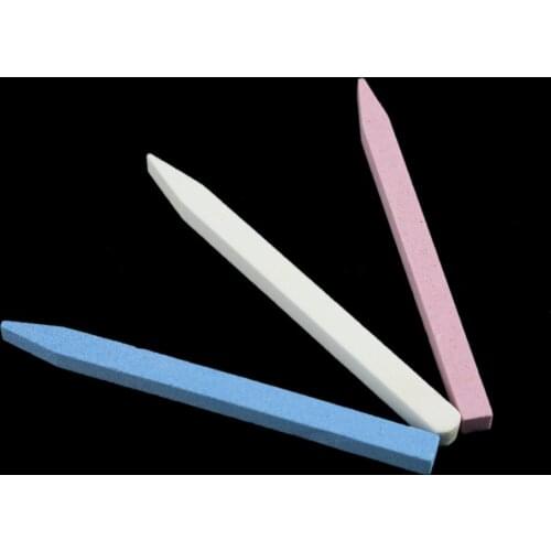 3Pcs/set Sanding Block Stone Nail File Buffer V-shaped Nail Grinding Blocks Grind Sand Nail Art Tool Pedicure Manicure Buffing