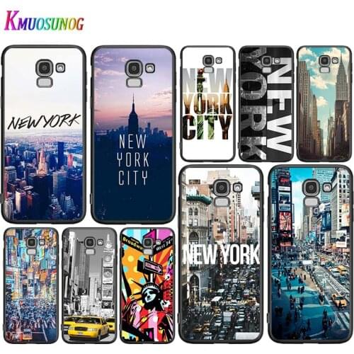 NEW YORK City For Samsung Galaxy J2 J3 J4 Core J5 J6 J7 J8 Prime duo Plus 2018 2017 2016 Silicone Phone Cover