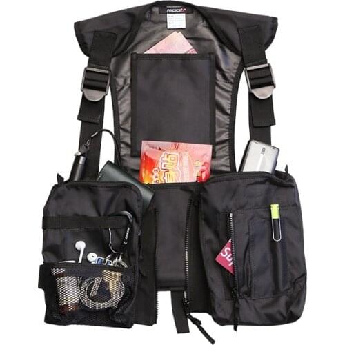 Reflective Stripe hip-hop kanye west Chest Rig Military tactical chest bag Functional package prechest Tactical vest