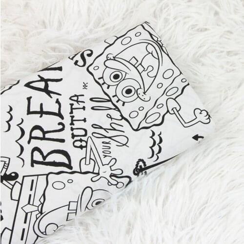 Half Meter With Cartoon Print, Garment Dress Poplin Fabric Cloth High Density 100% Cotton Children Suede Fabric Other Fabric