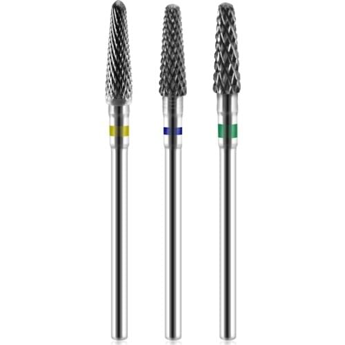 Carbide Nail Drill Bits For Metal Nail Art Tool For Electric Manicure Cutter Drill Machine Accessory Remove Gel Tools