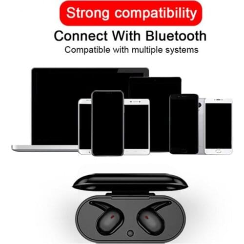 Y30 TWS Mini Bluetooth-compatible V5.0+EDR Headphone Noise Reduction Waterproof Touch Control Wireless Earphone With Mic