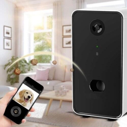 1pcs Pet Snack Projector With HD Camera For Two-way Voice Communication Pet Feeder Pet Intelligent Feeder