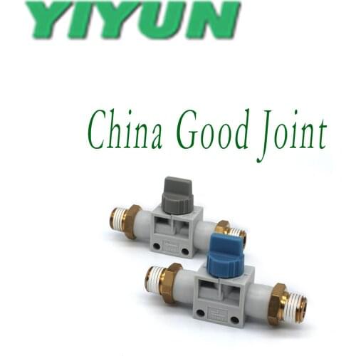 VHK2-M5-M5 VHK2-01S-01S VHK2-02S-02S VHK2-03S-03S VHK2-04S-04S YIYUN Pneumatic tube external thread on - off valve VHK Series