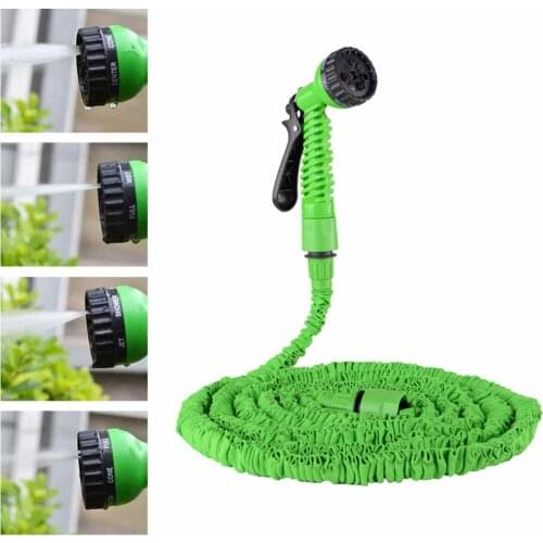 25-200FT Magic Garden Hose Flexible Hose Expandable Garden Hose Reels +Gun Garden Water Hose for Watering Irrigation Hose