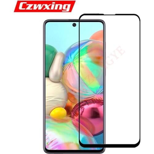 For Samsung Galaxy A71 Glass Screen Protector Full Cover Tempered Glass For Samsung Galaxy A71 A715 A715F A51 A71 Glass Film