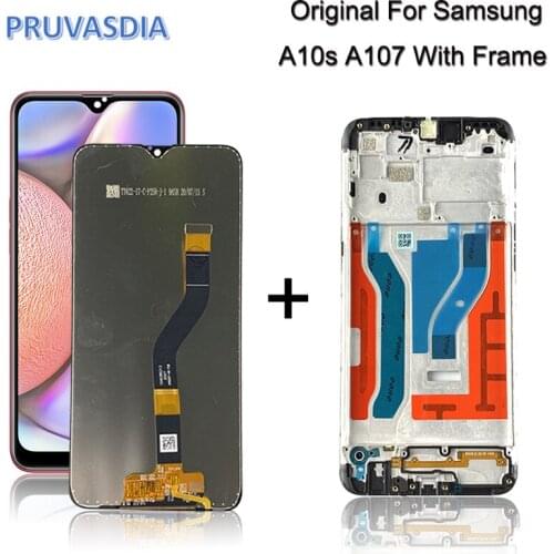 100% Test For Samsung Galaxy A10S LCD Display Touch Screen Digitizer Assembly For Samsung SM A107F A107 A 10S 107F Sm-A107F LCD