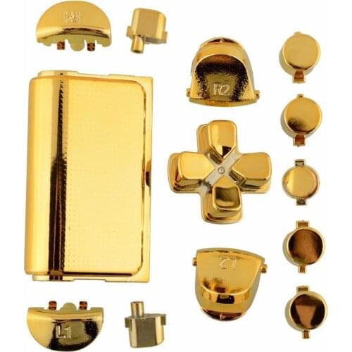 2Set a lot Metal button for Playstaion4 game controller for Sony for PS4