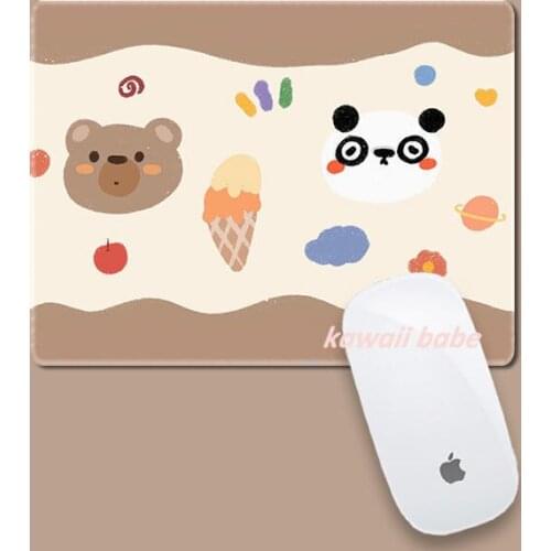 22x18cm Office Accessories Deskpad Mat for Mice Mouse girl Cute Mouse Pad Writing Desk Mats Laptop Mouse Mat Kawaii Mouse Pad