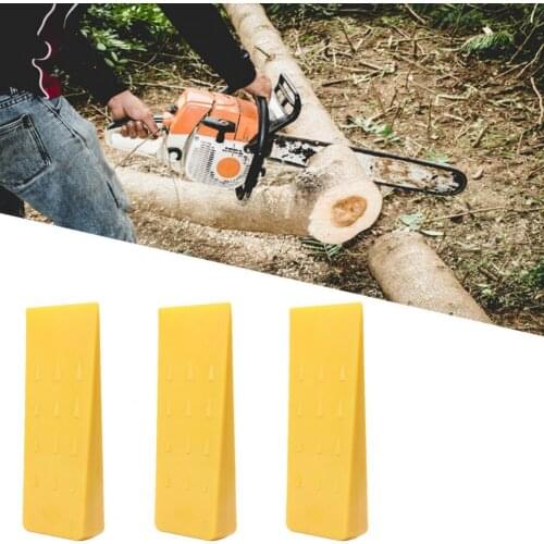 3 Pcs 8 Inch Felling Wedge Easy to Use Strong Construction Plastic Wood Felling Wedge for Yard Wood Felling Wedge