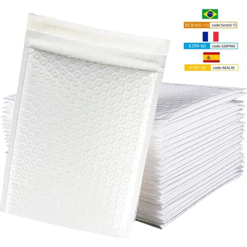 50 PCS/Lot Courier Self Seal Envelope Bags Lined Poly Foam Bubble Mailers Padded Mailing Bag Waterproof Postal Ship bag 20x24cm