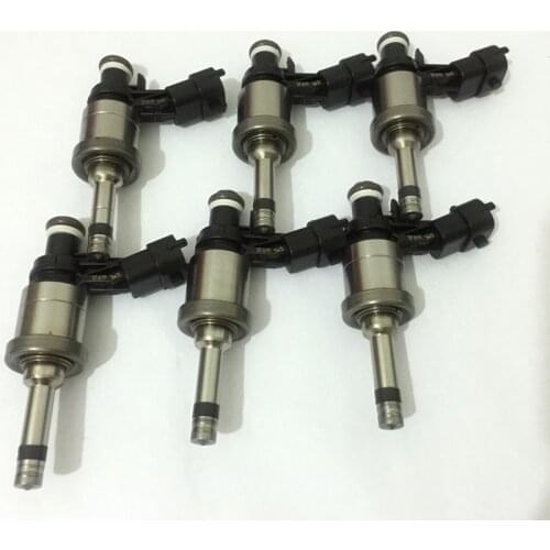 6pcs 12611545 Fuel Injector For GMC Acadia Cadillac CTS STS Chevrolet Camaro Traverse 12638530 12632255 0261500056