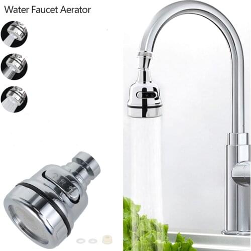 Water Faucet Aerator Rotatable Bent Water Saving Tap Aerator Diffuser Faucet Nozzle Filter Tap 360 degree rotation Connector