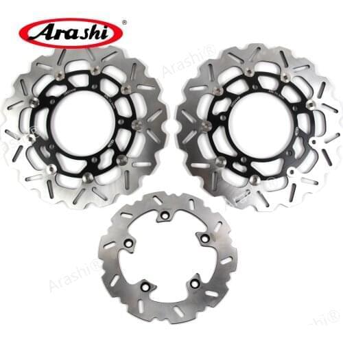 Arashi 310 / 240 mm For SUZUKI GSF BANDIT 650 2007-2012 CNC Floating Front Rear Brake Disc Brake Rotors 2008 2009 2010 2011 2012