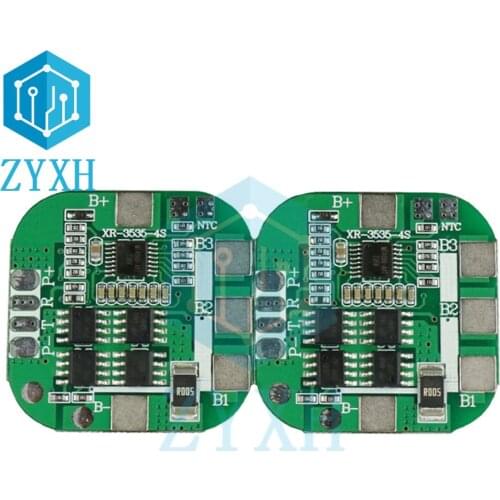 BMS 4S 8A 14.8V 18650 Lithium Battery Charger Board Common Port Short Circuit Protection For Power Bank/Electric Drill Motor