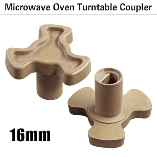Microwave Oven Parts Turn Core Coupling Magnetron 16mm Microwave Oven Turntable Roller Guide Support Coupler Tray Shaft