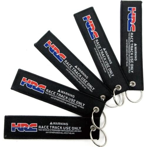 Motorcycle Collection Keychain Embroidery Scooter Keyring For Honda VFR 800 VTR1000 CBF1000 CBR1100XX CBR250R CBR 600 Hornet 250