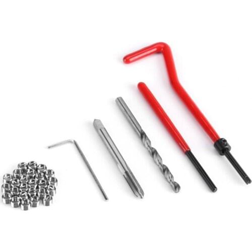 1 Set 30 Piece M5/M6/M8 Thread Repair Insert Kit Compatible Hand Tool Set for Auto Repairing filettatura utensileria