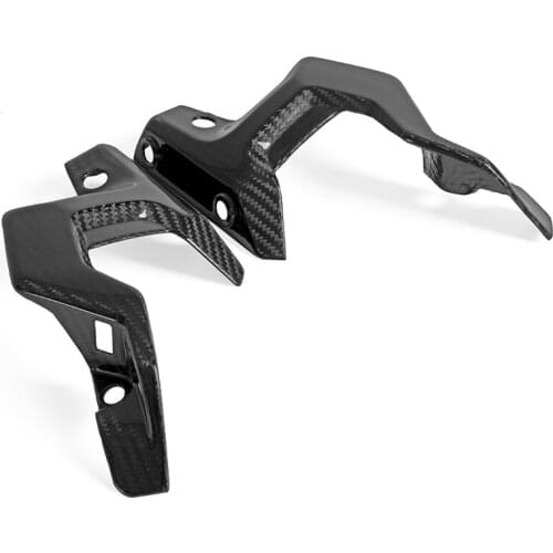 New Motorcycle 100% Gloss Carbon Fiber Front Fairing Side Panels For Yamaha MT 07 FZ 07 2018 2019