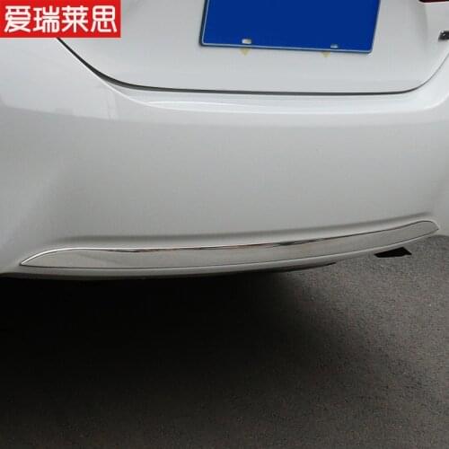 Tailgate trim For Toyota Corolla ALTIS E170 2014 2015 2016 2017 ABS chrome car parts for toyota corolla 2015 accessories YCSUNZ