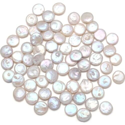 Natural white Freshwater Pearl Pendant Charms Pendants for Jewelry Making DIY Necklace Accessories Free Making Necklace 13-14mm