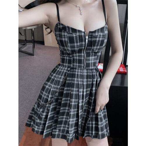 PUNK STYLE GIRL Short Summer Dresses