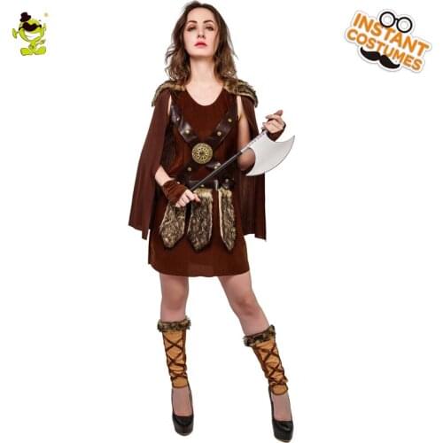 QLQ Halloween Woman Viking Pirate Costume Performance Christmas Party Cosplay Pirate Dress Costumes