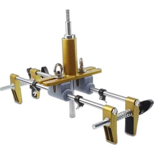 Wooden door hole opener slotting machine multi-function woodworking door lock mortise template fixture