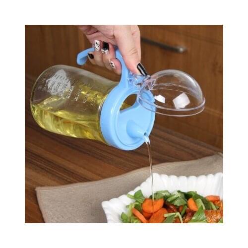The kitchen multifunctional oil bottle with cover glass pot health free shipping