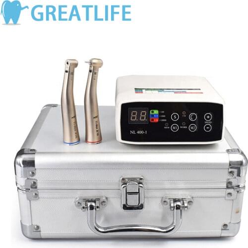 Dental Equipment Led No Brushless Dental Led 1:5 Contra Angle Low Speed Handpiece Internal Electric Dental Motor