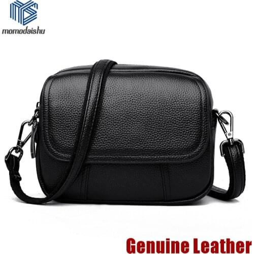 Genuine Leather Real Cowhide Ladies Fashion Women Crossbody Bags For Women 2021 High Capacity Shoulder Bag Handbag Female
