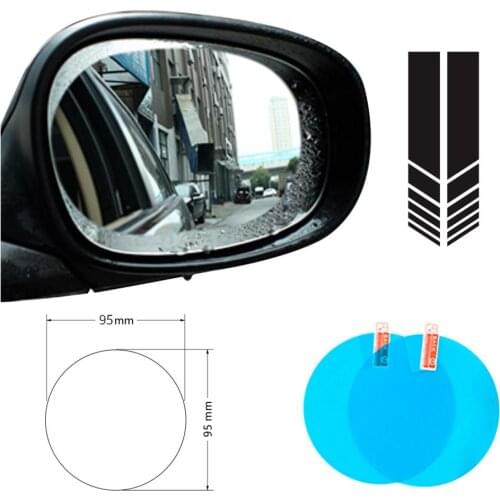 Reflective PET + Micro-Nano coating Car Side Rearview Mirror Anti Fog Rainproof Films+Styling Stickers Decals Детали экстерьера