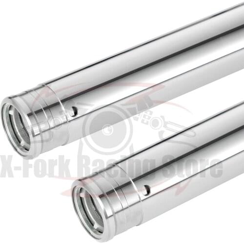 Front Inner Fork Tubes Pipes For HONDA VT1100C Shadow 92-96 VT1100C2 Shadow A.C.E. 98 VT1100C Shadow Spirit 97-07 41x670mm