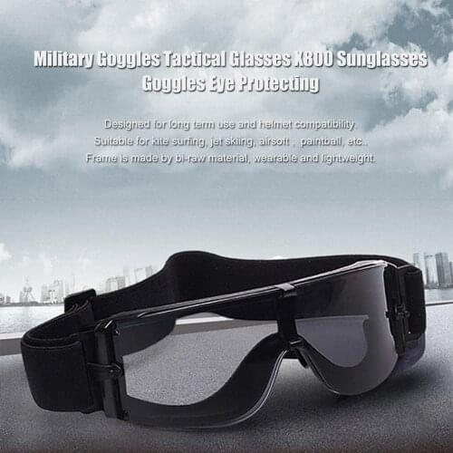 Military Goggles Tactical Glasses Airsoft X800 Sunglasses Eye Glasses Goggles Motor Eyewear Cycling Riding Eye Protecting