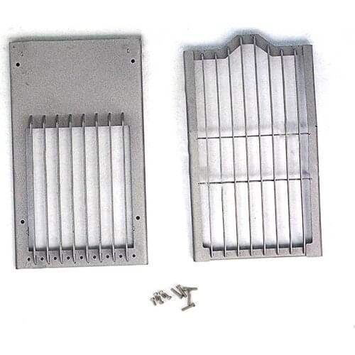 RC Car Metal Cabin Glass Safety Fence Protective Guard for Carter C374F 1/14 RC Excavator DIY Modification Kits