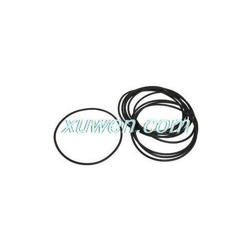 120mm x 3 5mm Black Nitrile Rubber O Ring Washer Grommets 10 Pcs