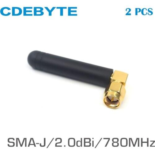 2pcs/lot 780MHz SMA-J Interface 50 Ohm Impedance Less Than 1.5 SWR 2.0dBi Gain High-quality Omnidirectional Antenna TX780-JW-5