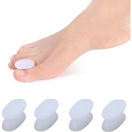 2Pcs Silicone Foot Finger Toe Separator Adjuster Hallux Valgus Pedicure Corrector Feet Care Bunion Bone Thumb Valgus Protector