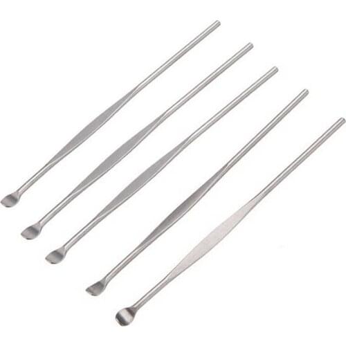 5Pcs New Stainless Steel EarPick Cleaner Ear Pick Wax Curette Remover Care Tool Hot