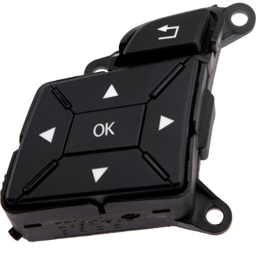 6 Pin A2185400162 Car Left Steering Wheel Control Menu Switch Button Fit for Mercedes C E GLK Class W204 X204 W212 2014