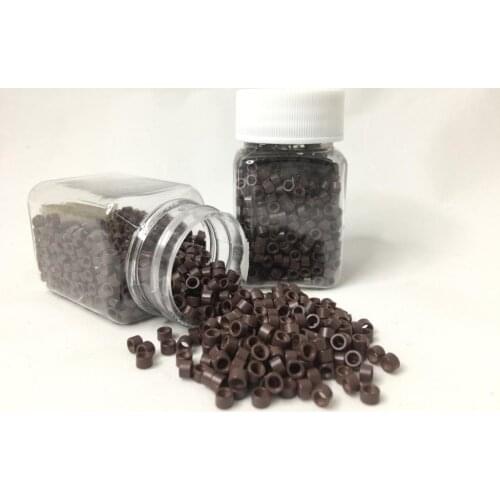 PRODİVA MEDIUM COFFEE FLUTED SOURCE HAIR BEADS 1000'Lİ IN the box